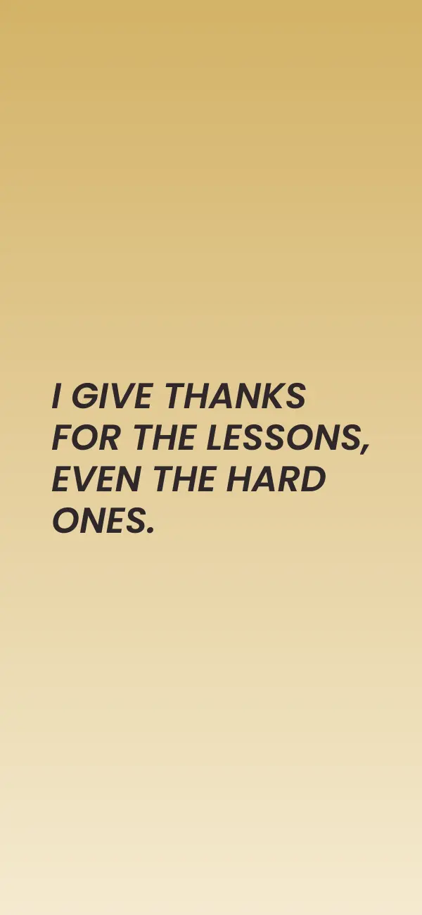 Gratitude affirmation wallpaper for iPhone and Android, preview 2 of 3