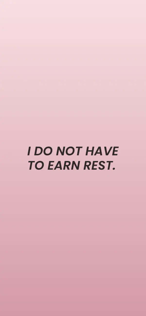 Self Love affirmation wallpaper for iPhone and Android, preview 3 of 3
